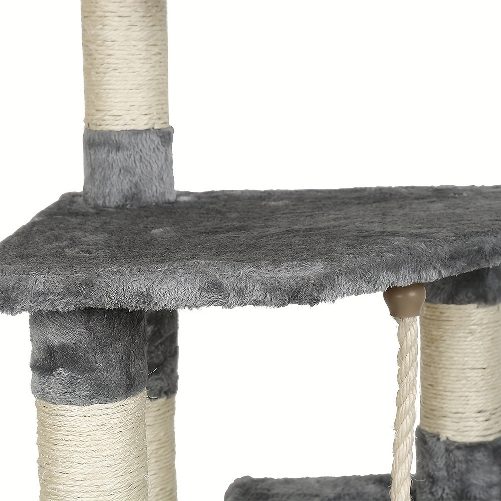 Katzenbaum, Katzenklettergerüst, Katzenklauensäule H135cm